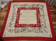 Ancien mouchoir d’instruction militaire n°1 – Revolver 1873 & Fusil 1874 – Armée