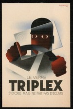 A.M. Cassandre. Le Verre Triplex. 1931