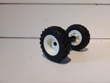 PLAYMOBIL PIÈCE 4496/TRACTEUR COUNTRY TRAIN ARRIÈRE PNEUS 