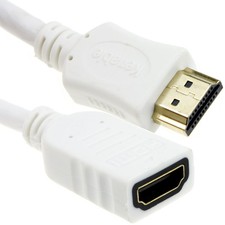 1m Blanc HDMI Câble Extension