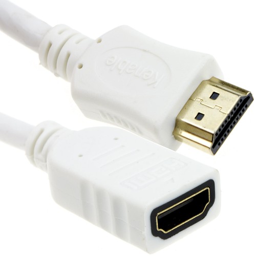 Blanc hdmi câble extension - hdmi,