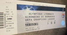 ticket )) OL LYON V BORDEAUX -
