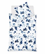 Fleuresse Lin Coton Linge de Lit Provence 344103 02 Bleu Blanc