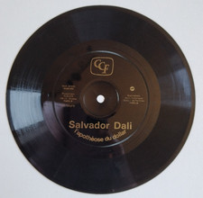 EP 45 DISQUE SOUPLE SALVADOR DALI L'APOTHEOSE DU DOLLAR