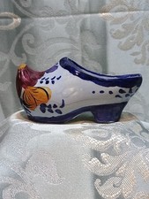 joli sabot en faïence bleue