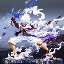 ✅Figurine One Piece Luffy Gear 5 - Statue PVC 25cm, Collection Anime, Neuf