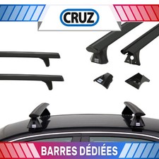 Alu Noir Barres de toit pour MERCEDES C-Klasse W204 4P 07-14 Points de fixation