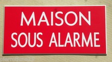 Plaque gravée maison sous - maison,