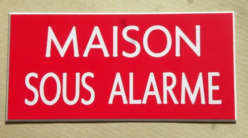 Plaque gravée maison sous - plaque,
