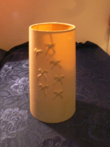 Ancienne abat jour toile - abat,