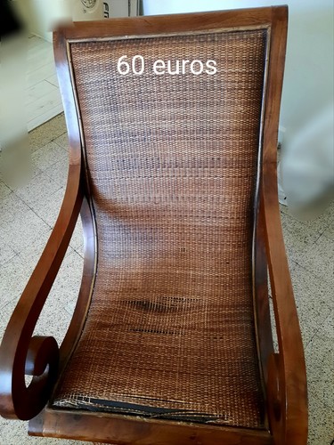 Fauteuil teck remboure - fauteuil,