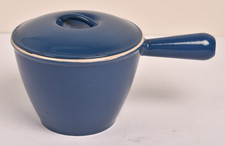LE CREUSET  Ancien Poêlon à Fondue - Cocotte Caquelon  Saucier avec couvercle