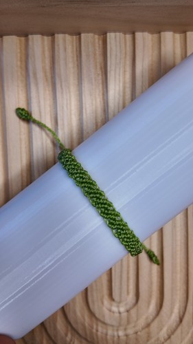 Bracelet macramé torsade - «,