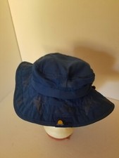 NWT Kids Blue Shark Sun ProtectionZone Adjustable Bonney Hat, Fits Ages 3-10