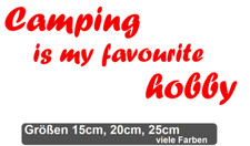 Autocollant camping 15 cm 20