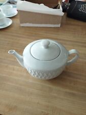 Théière Blanche Porcelaine De Limoges Deshoulières