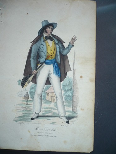 Gravure 1880 rio janeiro - gravure,