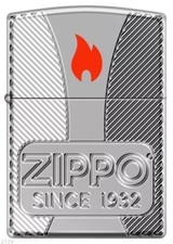 ZIPPO ★ FLAME DESIGN (Armor - Limited edition : 1 of 100 - Numbered on the side)