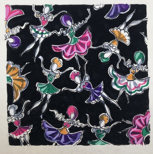 Dessin gouache originale - gouache,