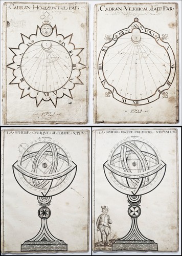 Manuscrit astronomique - manuscrit,
