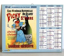 calendrier la poste 2020 vichy