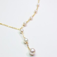 collier pendentif perles d'eau