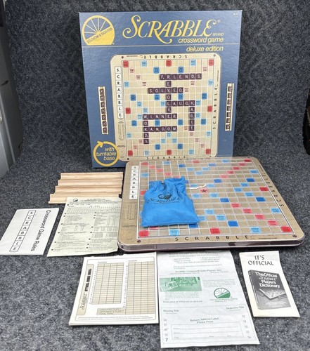 Vintage scrabble deluxe - vintage,