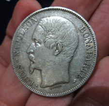 Belle 5 FRANCS ARGENT -NAPOLEON III- 1852 (A) / Louis Napoleon Bonaparte- TTB