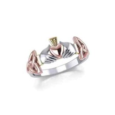 Irlandais Claddagh Bague 925