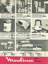 Publicité Advertising 039  1965   Moulinex  robot Charlotte Marie  radiateur 