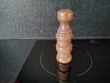 ancien  Mignon Pilon mortier à Tabac en Buis Tourné  D'Auvergne