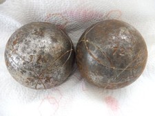 2 boules de petanque - marque