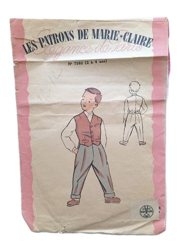 Patron couture vintage - vintage, marie