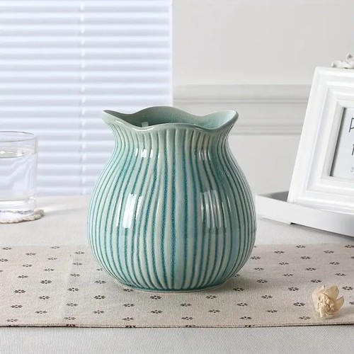 French vintage ceramic vase - french,