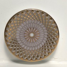 FEVE  ASSIETTE  BERNARDAUD  LIMOGES  MODELE  PARADISE  2008  -  RECTO/VERSO