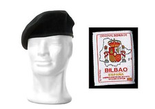 Béret Basque Espagnol Noir