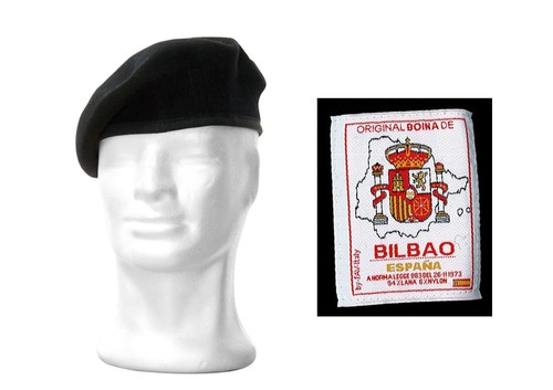 Béret basque espagnol noir - béret,