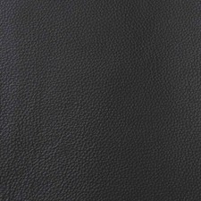 Morceau de cuir d'ameublement grainé - NOIR H37