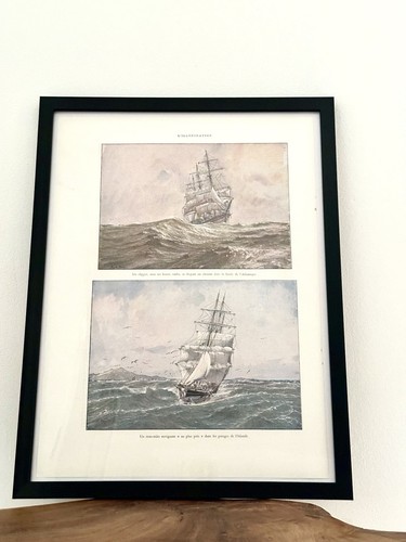 Affiche ancienne marine marin - affiche,