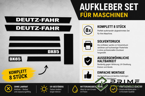 Jeu autocollants deutz - deutz, fahr