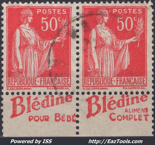 France type paix paire - paire, n°283
