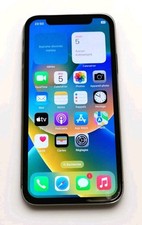 APPLE iPhone X 64 Go Argent - Très bon état - Désimlocké 