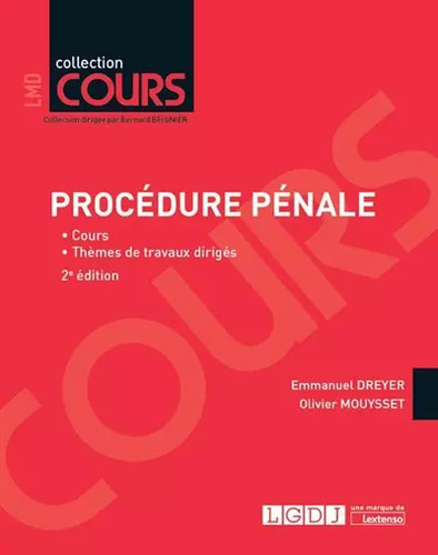 Procedure penale 2eme - procedure,