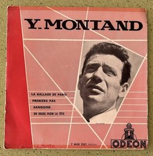 Yves Montand La Ballade de Paris 45 tours vinyle