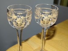 SAINT LOUIS  2 ANCIENS VERRES