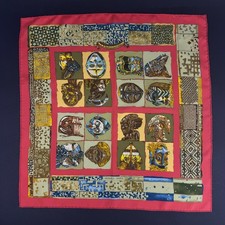 Foulard Gavroche "Persona" Hermès par Loïc Dubigeon 1997