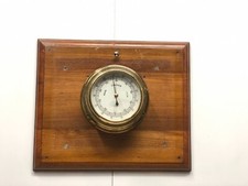 Ancien baromètre marine pilote Allemagne navire ancien changement de pluie ju...