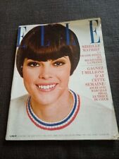 mireille mathieu-french Magazine Elle fashion-n°1073-revue-14 juillet 1966-mode