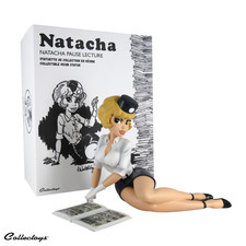 Figurine Natacha pause lecture