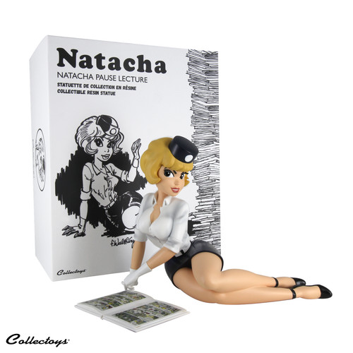 Figurine natacha pause lecture - natacha,